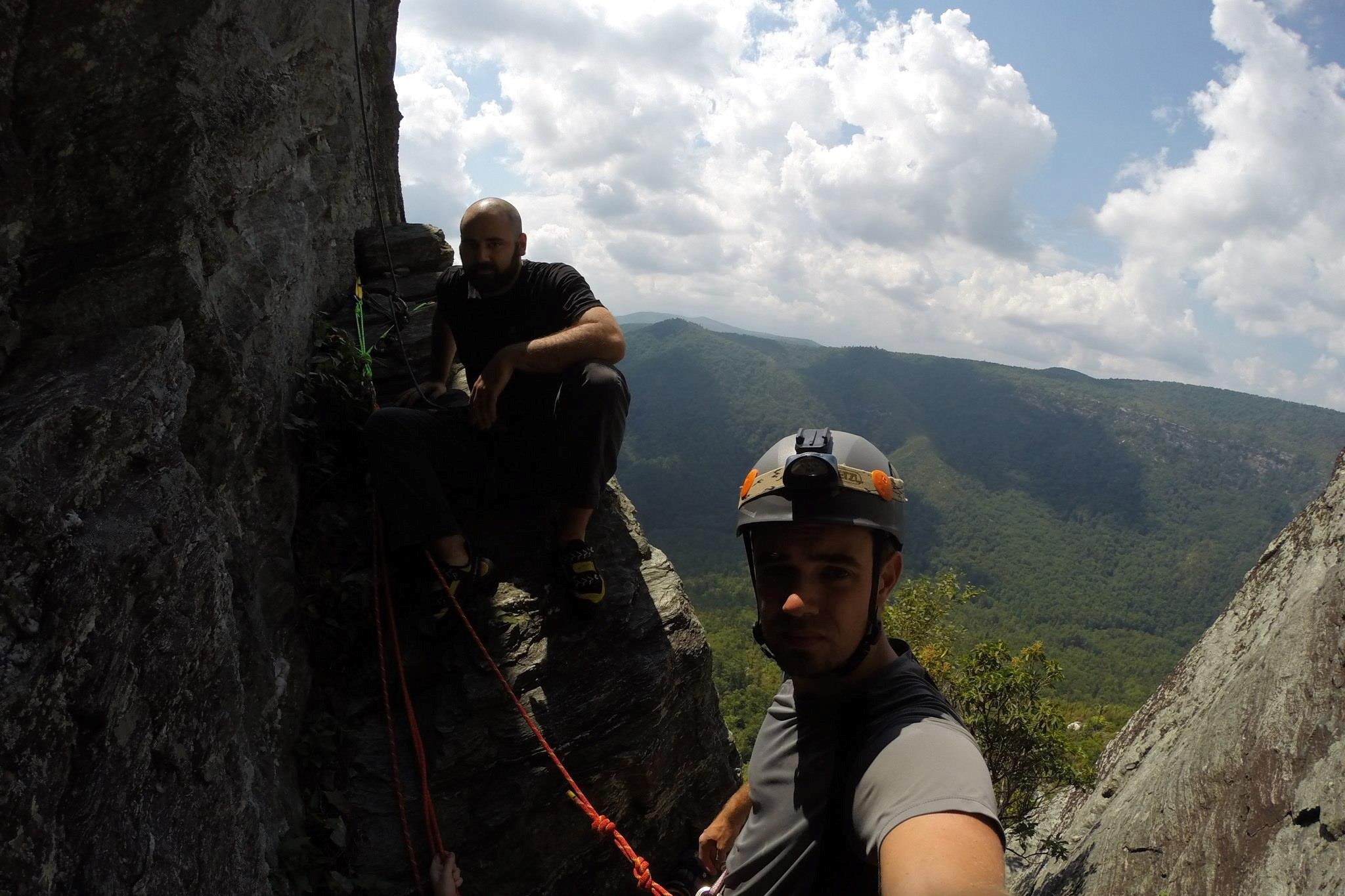 Photo of Dimitri Climbing with a friend